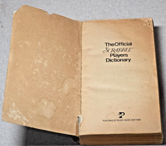 Vtg Pocket Books 1979 The Official Scrabble Players Dictionary Paperback Book