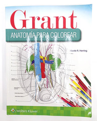 Grant Anatomía para colorear, Paperback by Herring, Nicole R., Ph.D., NEW
