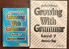 Growing With Grammar Level 7 Student Manual Book and Answer Key by Tamela Davis