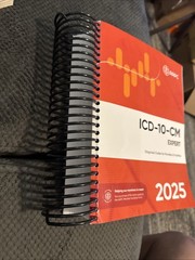 ICD-10-CM Complete Code Set 2025 – Spiral-bound, by AAPC – New