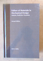 Failure of Materials in Mechanical Design 2nd Ed HB Collins 1993