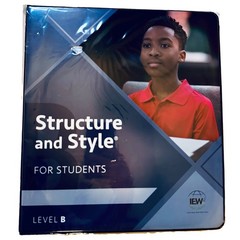 IEW Structure & Style Year 1 Level B Set NEW +Forever Streaming +Fix It! Grammar