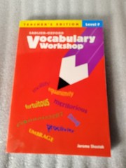 Sadlier-Oxford Vocabulary Workshop Level F Teacher’s Edition Jerome Shostak