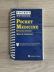 Pocket Medicine by Marc S. Sabatine 7th Edition 2019 Ringbound USED Very Good
