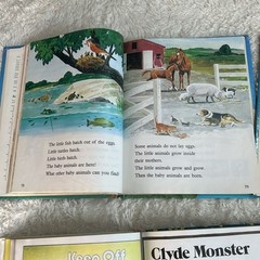 Vintage book lot of 3 readers – homeschool moonbeams, hello and goodbye