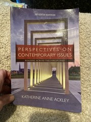 Perspectives on Contemporary Issues by Katherine Anne Ackley (2014)