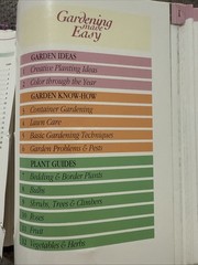 ‘Gardening Made Easy’ 2 Binder Guide Books W/ 12 Sections *See Details* Vintage