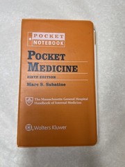 Pocket Medicine Sixth Edition Marc S. Sabatine (2016, Ringbound) Ships Fast!