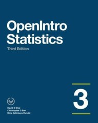 OpenIntro Statistics David M. Diez hardcover Used – Good