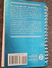 DSM-5-TR Classification by American Psychiatric Association (English) Spiral Boo
