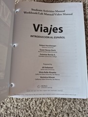 Viajes : Introduccion Al Espanol Student Activities Manual Heinle Cengage 2011