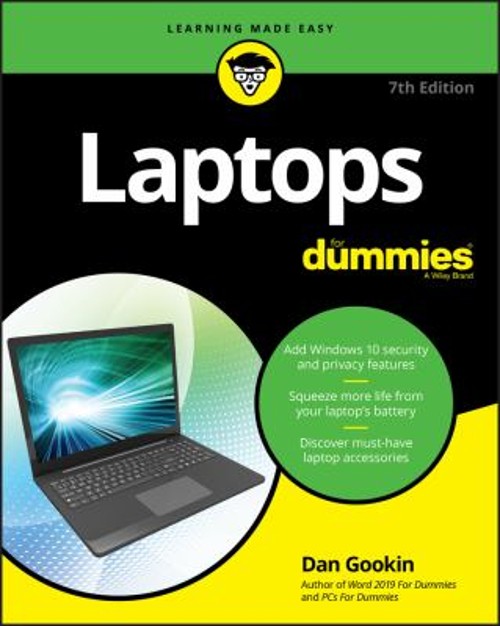 Laptops For Dummies Paperback Dan Gookin