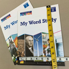 Homeschool Elementary Phonics My Word Study Benchmark Education Set Volumes 1&2