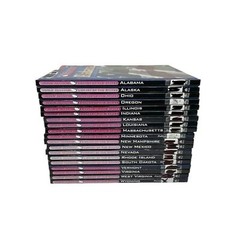 Set of 19 World Almanac Library of the States Hardcover Books 2002
