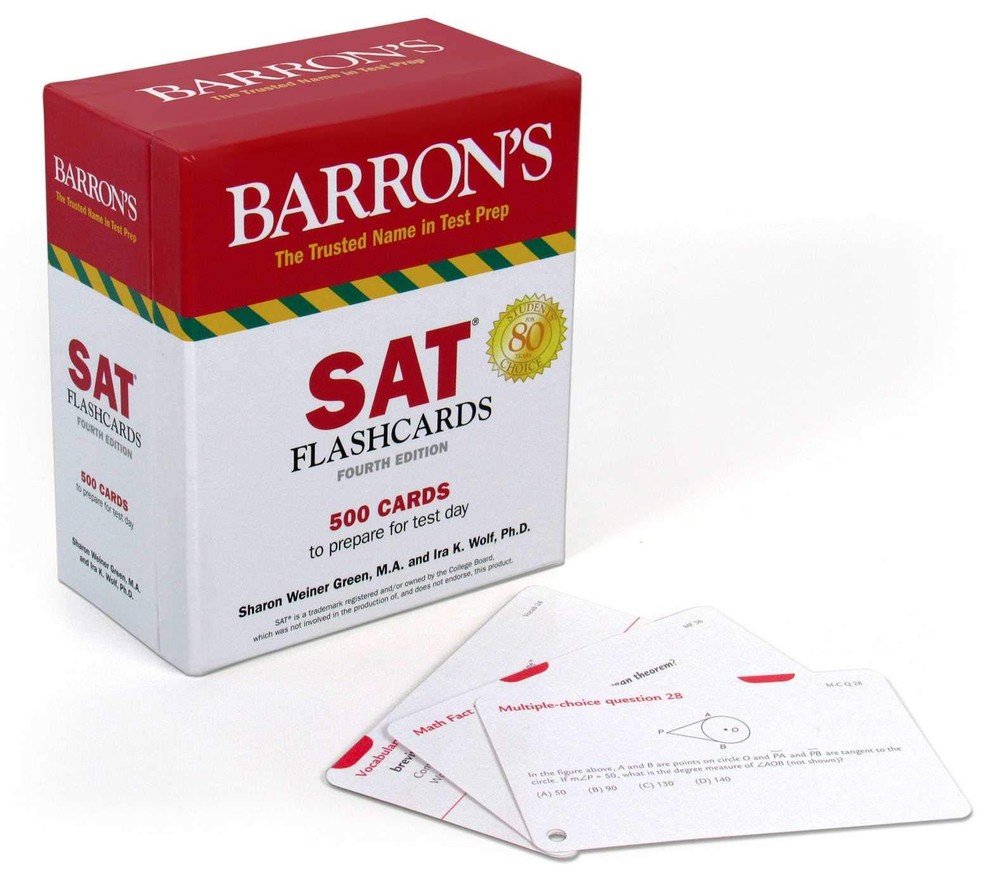 SAT Flashcards: 500 Cards to Prepare for Test Day by Sharon Weiner Green M.A.