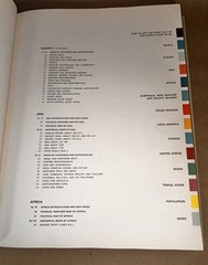 1970 World Book Atlas – 392pg Oversized Hardcover Book ~ 14 3/8 x 11 1/4inch