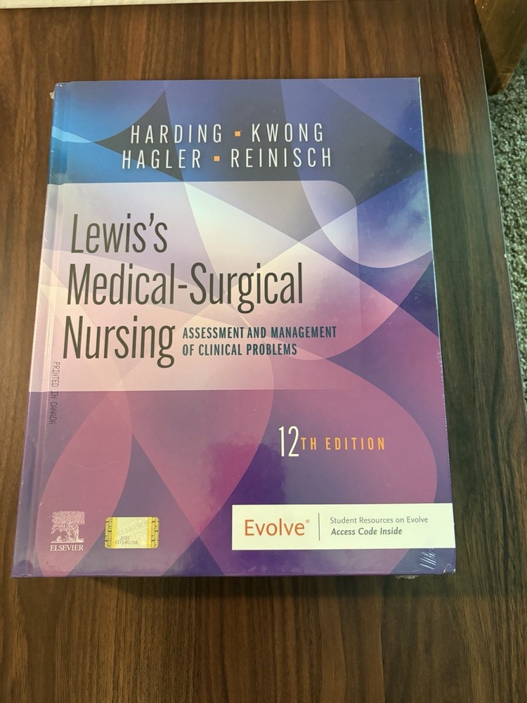Lewis’s Medical-Surgical Nursing 12th Edition Hardcover Brand New