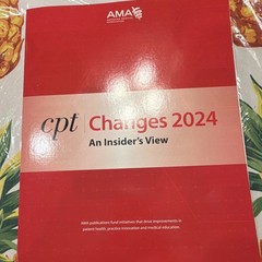 AMA CPT Changes 2024 An Insider’s View Study Guide Book Medical Coding