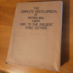 The Complete Encyclopedia of Motorcars, 1885-Present, 3rd Ed., Black Hardcover