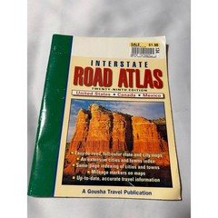 Gousha Interstate Road Atlas 29th Edition US Canada Mexico Vintage Map Book
