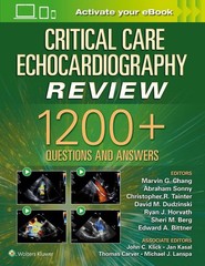 Critical Care Echocardiography Review: 1200+ Questions and Answers: Print + eBoo