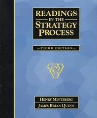Readings in the Strategy Process (3rd Edition) – paperback Mintzberg, Henry|…