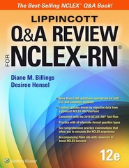 *NEW* Lippincott Q&A Review for NCLEX-RN ~ Read Description