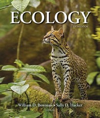 Ecology 6th Edition by William Bowman (English) Paperback Book