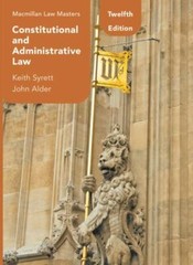 Constitutional and Administrative Law (Hart Law Masters, 23)