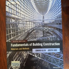Fundamentals of Building Construction : Materials and Methods by Joseph Iano and