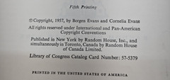 The American College Dictionary Red Hardcover Book Words Reference 1959