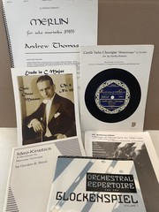 MARIMBA GLOCKENSPIEL book lot sheet music Method Movement Leigh Howard Stevens