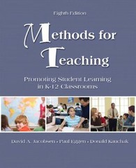 Methods for Teaching : Promoting Student Learning in K-12 Classro