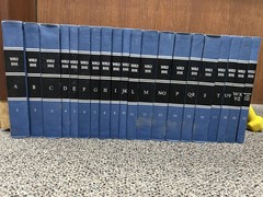 The World Book Encyclopedia 1962 Blue Edition Complete Set 1-20 Field enterprise