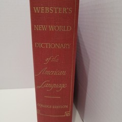 Webster’s New World Dictionary of the American Language 1966 College Edition VTG