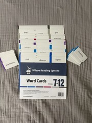 Wilson Reading System Word Cards Steps 7-12 Barbara A Wilson