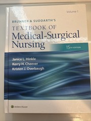 Brunner Suddarths Textbook of Medical-Surgical Nursing – Hardcover